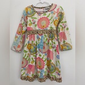 Ann Loren jungle zoo animals dress